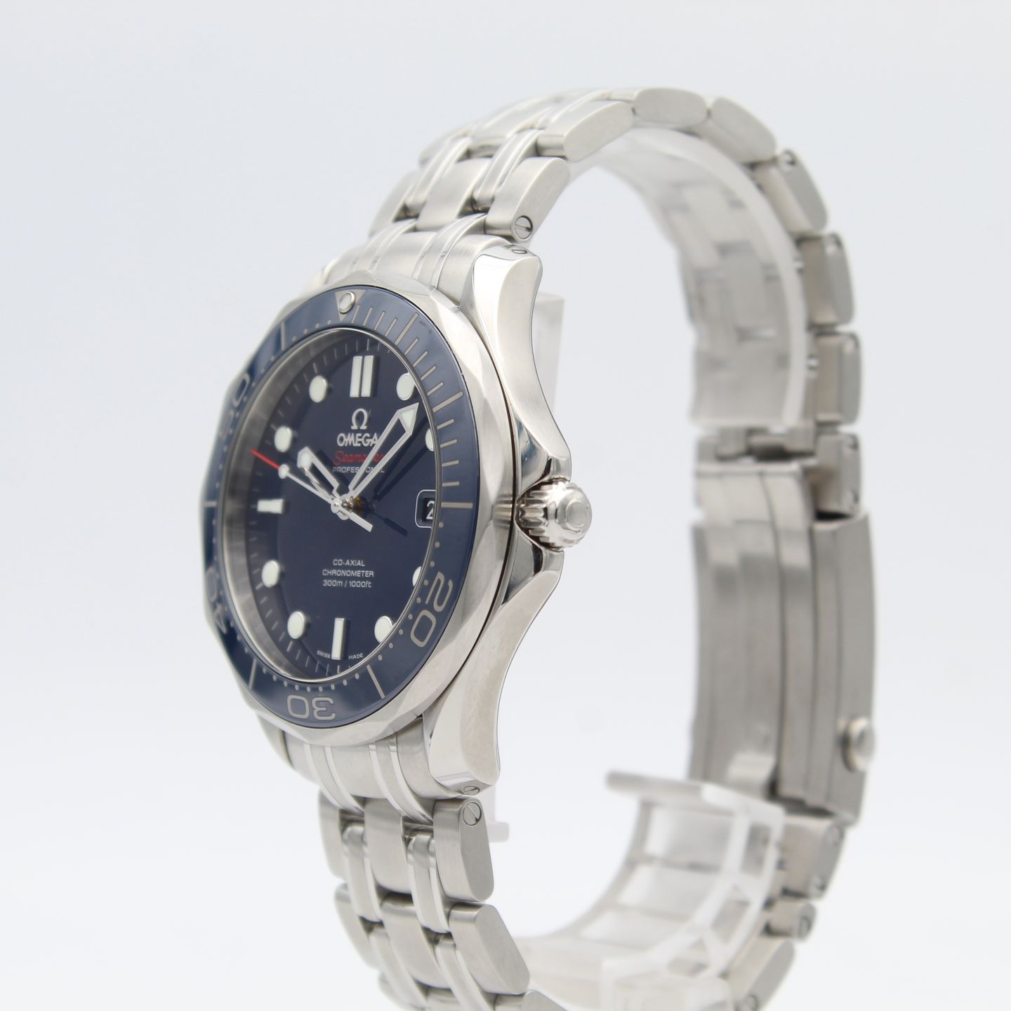 Omega Seamaster Diver 300 M 212.30.41.20.03.001 (Onbekend (willekeurig serienummer)) - Blauw wijzerplaat 41mm Staal (3/8)