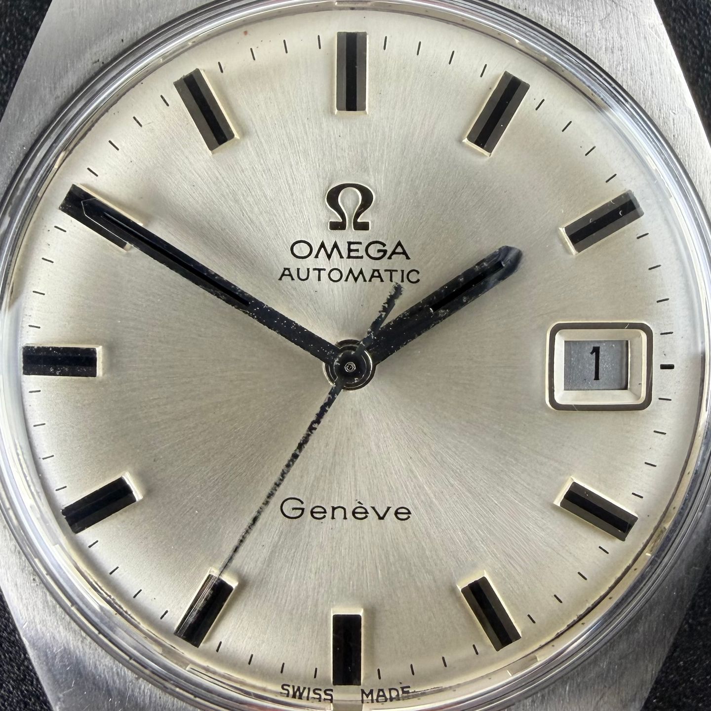 Omega Genève 166.041 (1968) - White dial 34 mm Steel case (8/8)