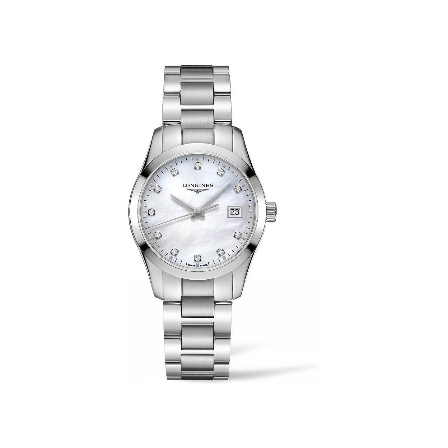 Longines Conquest Classic L2.386.4.87.6 (2026) - Pearl dial 34 mm Steel case (1/1)