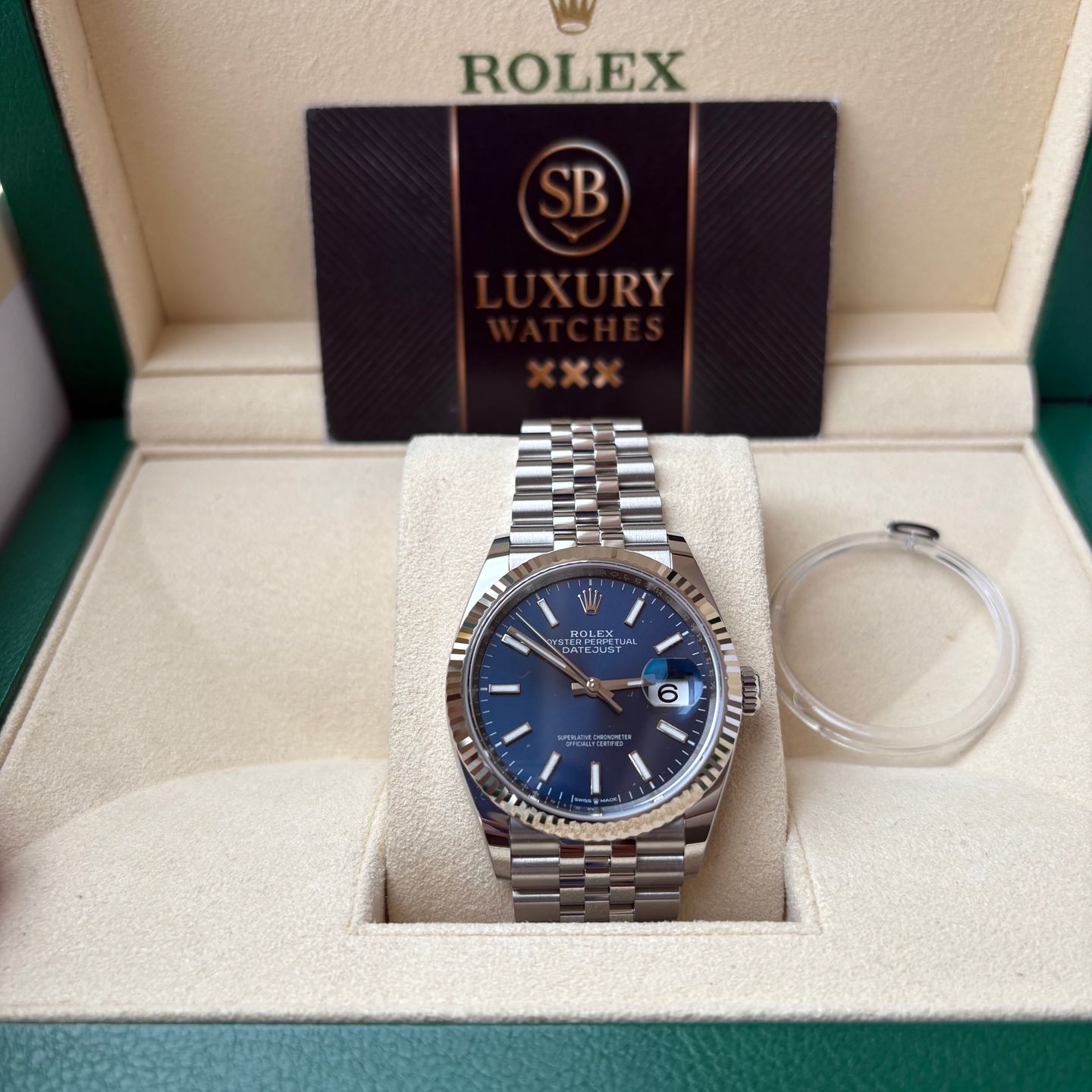 Rolex Datejust 36 126234 (2026) - Blauw wijzerplaat 36mm Staal (1/1)