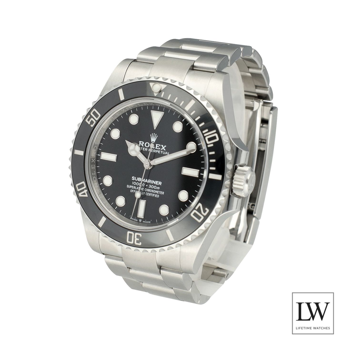 Rolex Submariner No Date 124060 (2021) - Zwart wijzerplaat 41mm Staal (5/8)