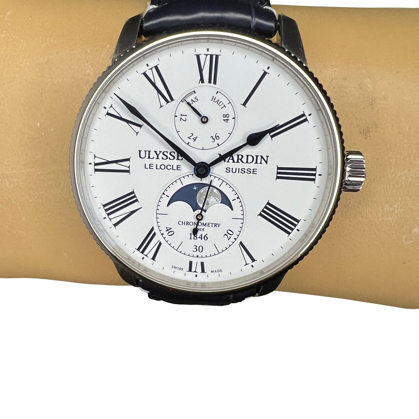 Ulysse Nardin Marine Torpilleur 1193-310LE-0A-175/1A (2024) - White dial Unknown Steel case (1/8)