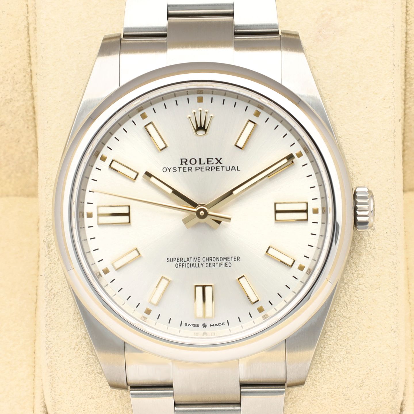 Rolex Oyster Perpetual 41 124300 (2025) - Silver dial 41 mm Steel case (1/8)