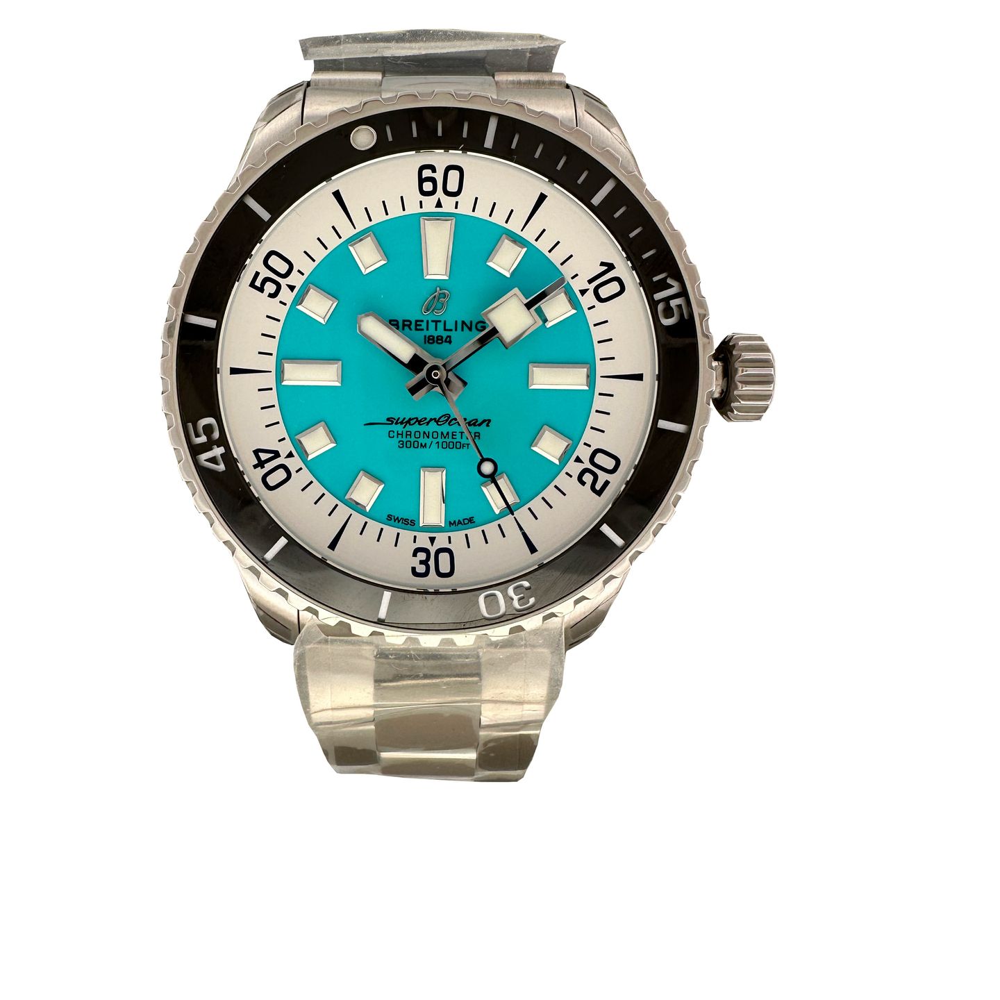 Breitling Superocean 44 A17376211L2A1 (2024) - Blauw wijzerplaat 44mm Staal (2/8)