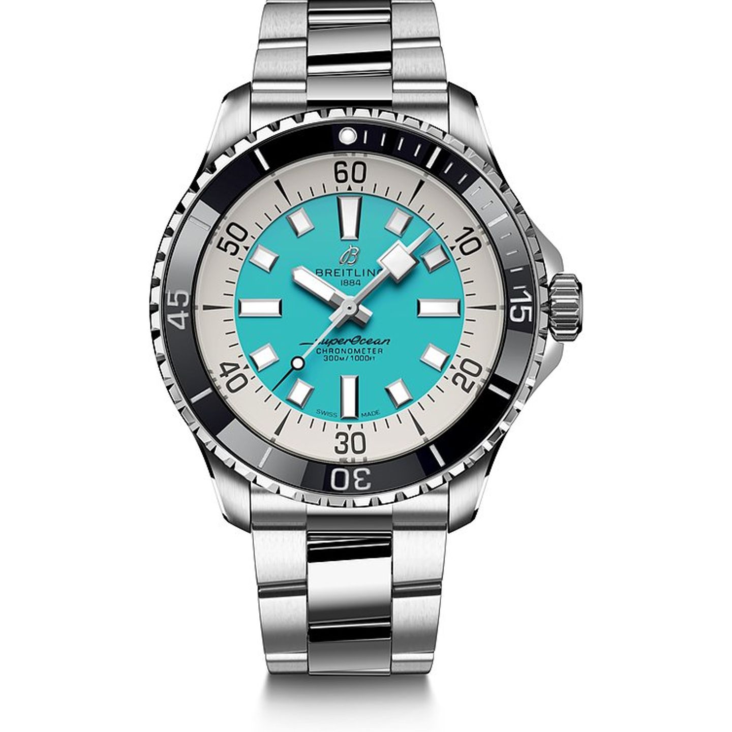 Breitling Superocean 44 A17376211L2A1 (2024) - Blauw wijzerplaat 44mm Staal (7/8)