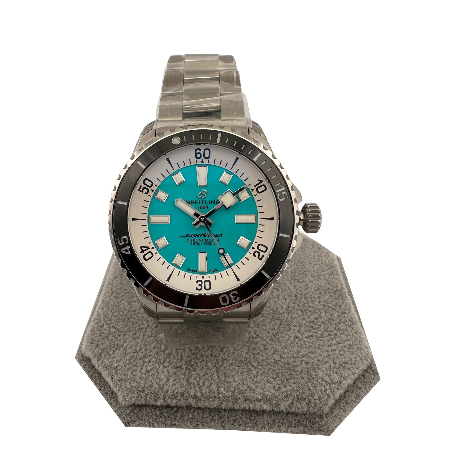 Breitling Superocean 44 A17376211L2A1 (2024) - Blauw wijzerplaat 44mm Staal (8/8)