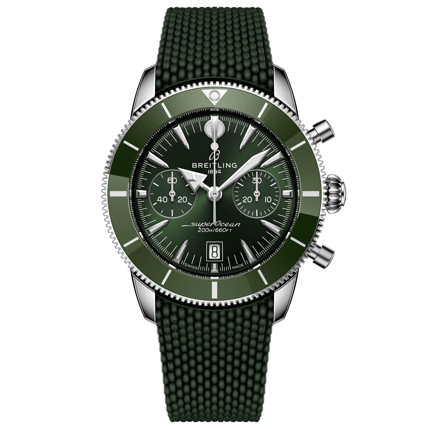 Breitling Superocean Heritage II 42 AB0156361L1S1 (2025) - Green dial 44 mm Steel case (1/1)