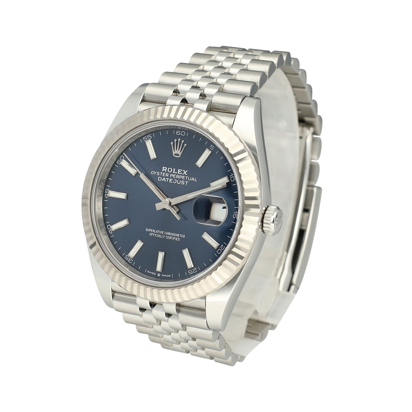 Rolex Datejust 41 126334 (2023) - Blauw wijzerplaat 41mm Staal (5/8)