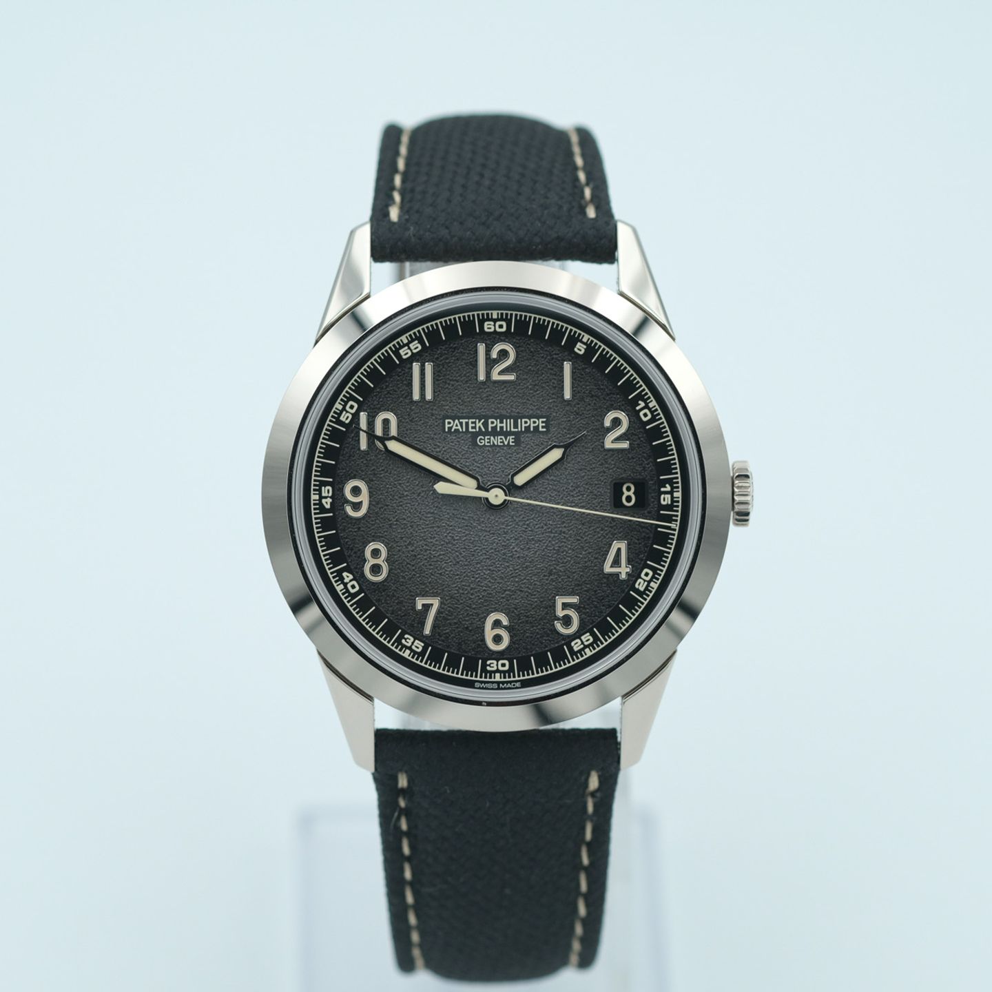 Patek Philippe Calatrava 5226G (2024) - Grey dial 40 mm White Gold case (3/8)