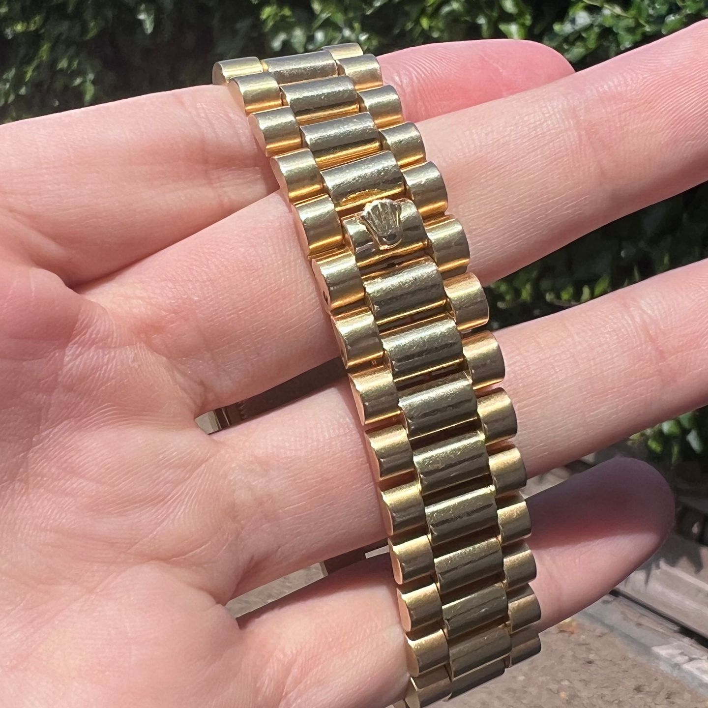 Rolex Day-Date 36 18038 (1989) - Champagne dial 36 mm Yellow Gold case (2/5)