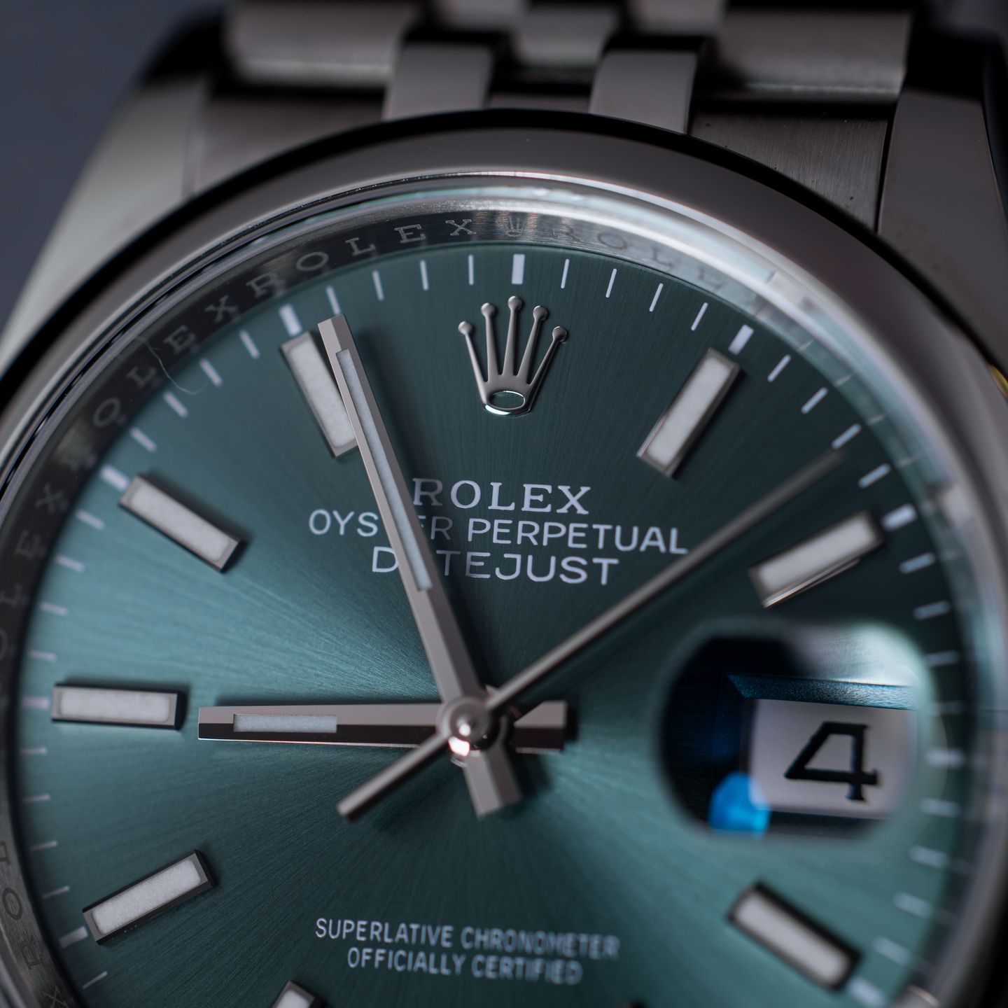 Rolex Datejust 36 126200 (2022) - Green dial 36 mm Steel case (4/5)