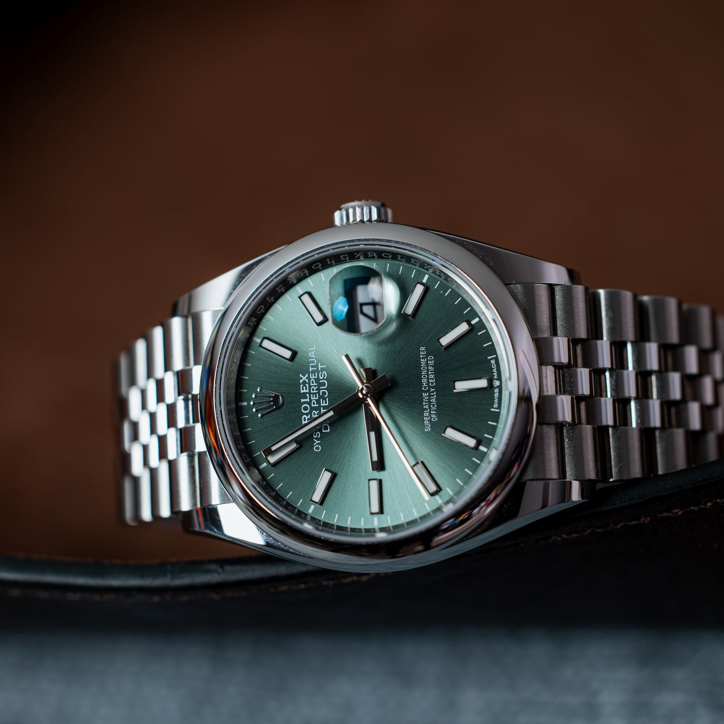 Rolex Datejust 36 126200 (2022) - Green dial 36 mm Steel case (1/5)