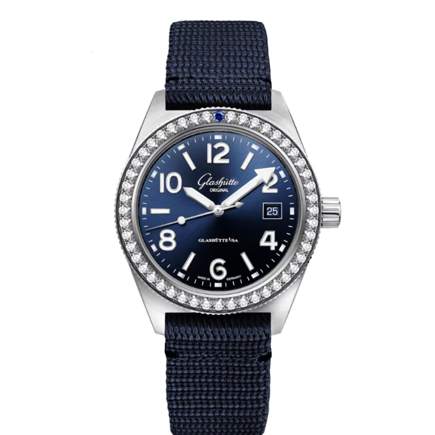 Glashütte Original SeaQ 1-39-11-09-82-34 (2023) - Blauw wijzerplaat 40mm Staal (1/1)