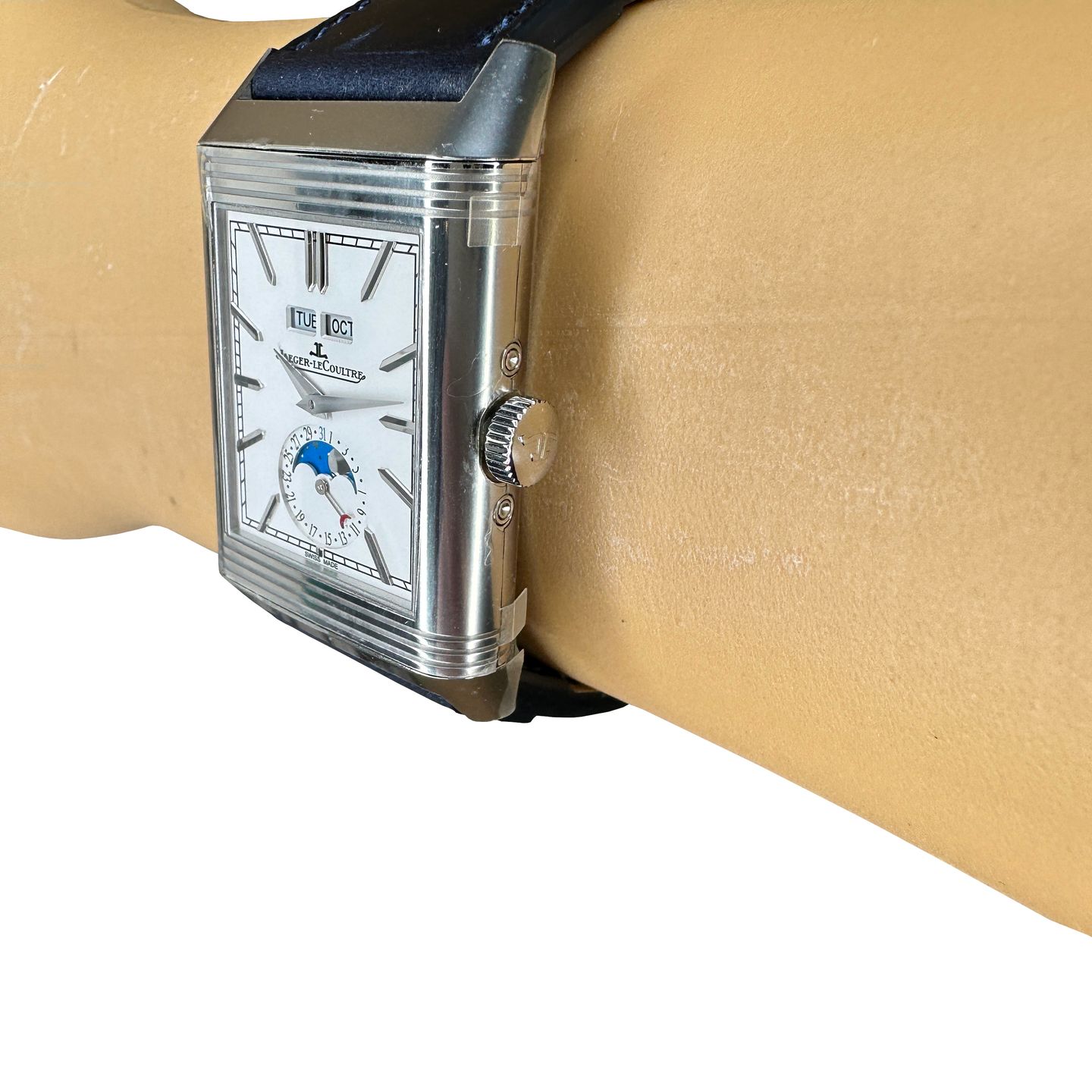 Jaeger-LeCoultre Reverso Duoface Q3918420 (2024) - White dial 30 mm Steel case (3/8)