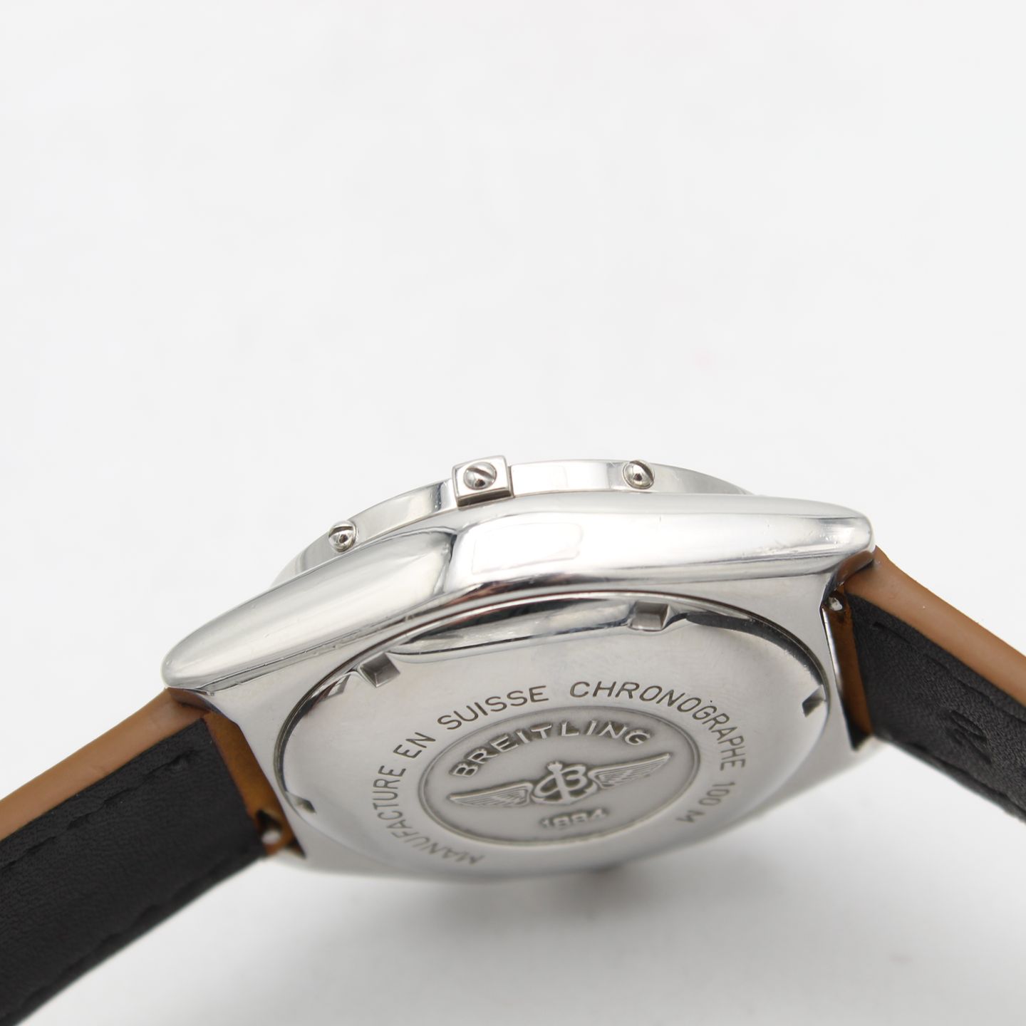 Breitling Chronomat A13050.1 (Unknown (random serial)) - White dial 45 mm Steel case (7/8)