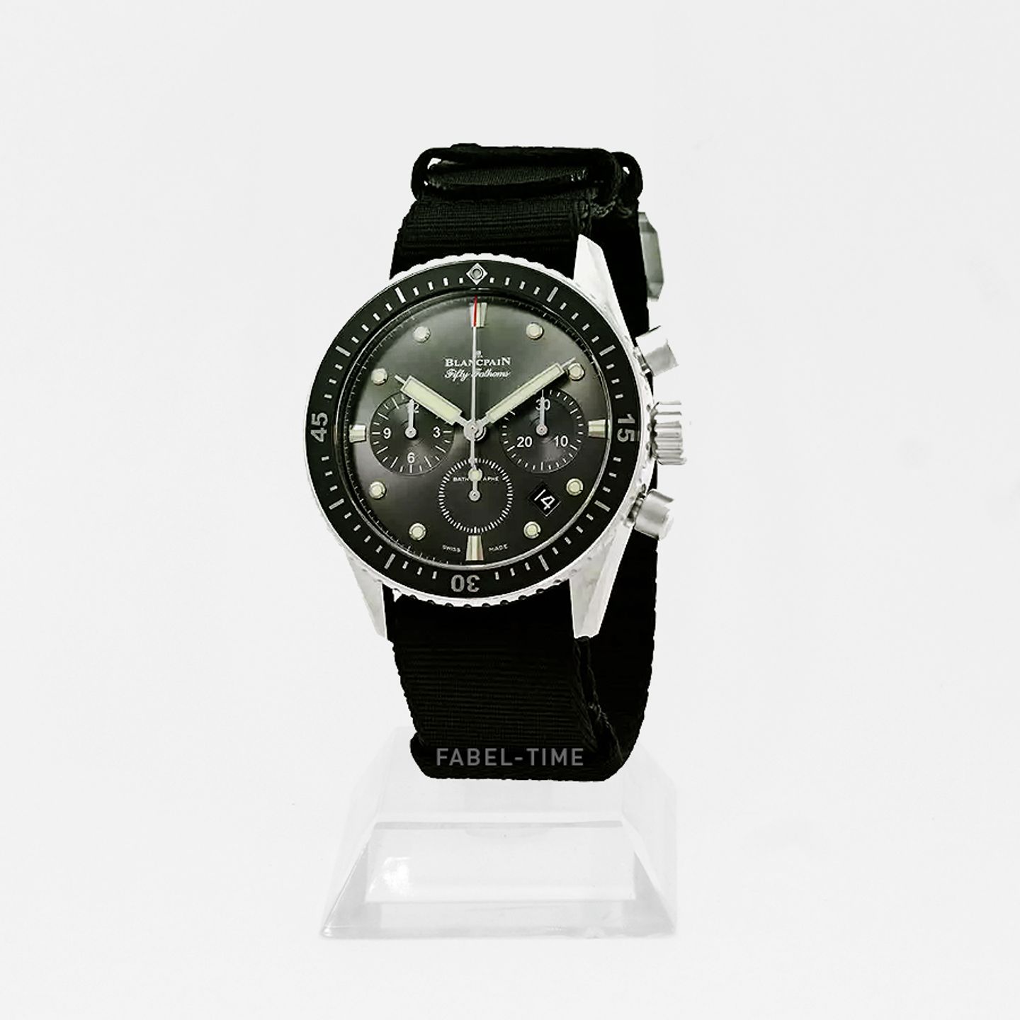 Blancpain Fifty Fathoms Bathyscaphe 5200-1110-NABA (2024) - Grijs wijzerplaat 43mm Staal (1/1)