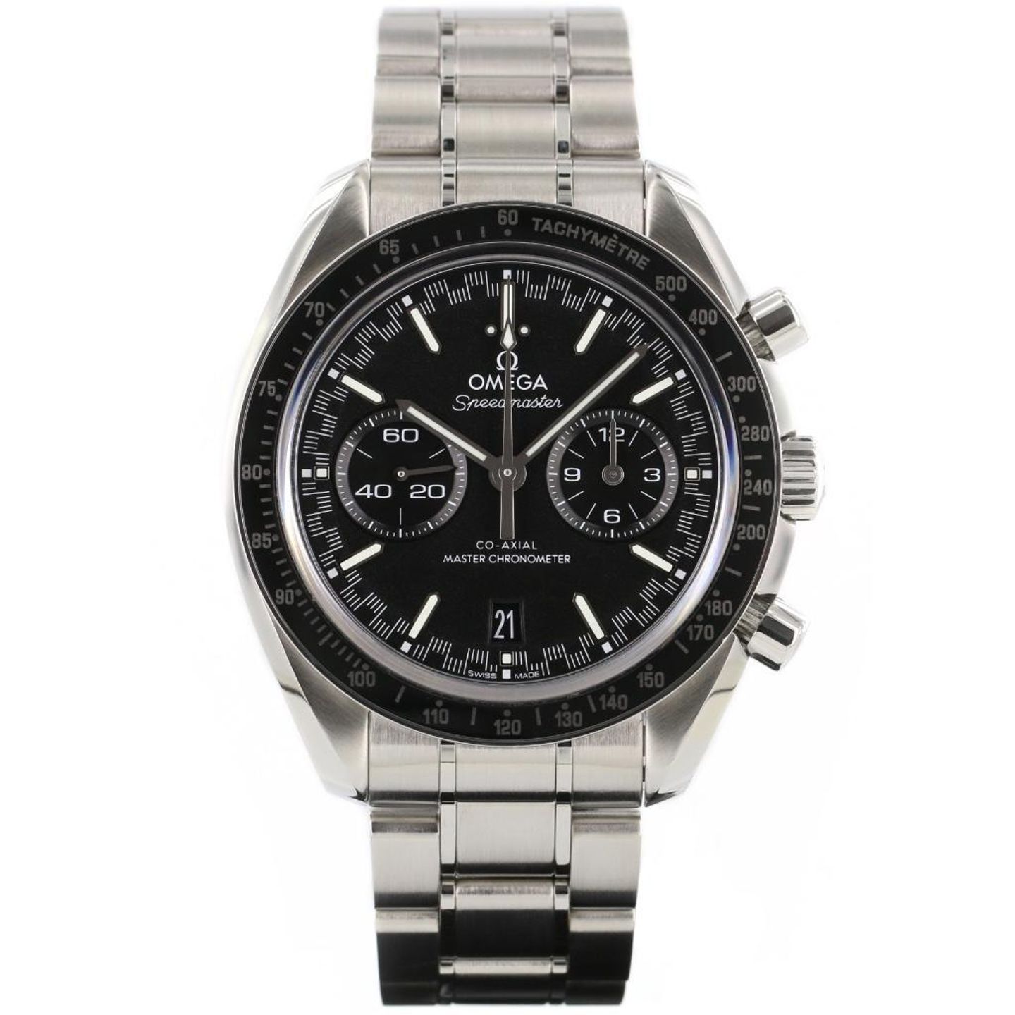 Omega Speedmaster Racing 329.30.44.51.01.001 (2019) - Zwart wijzerplaat 44mm Staal (2/8)