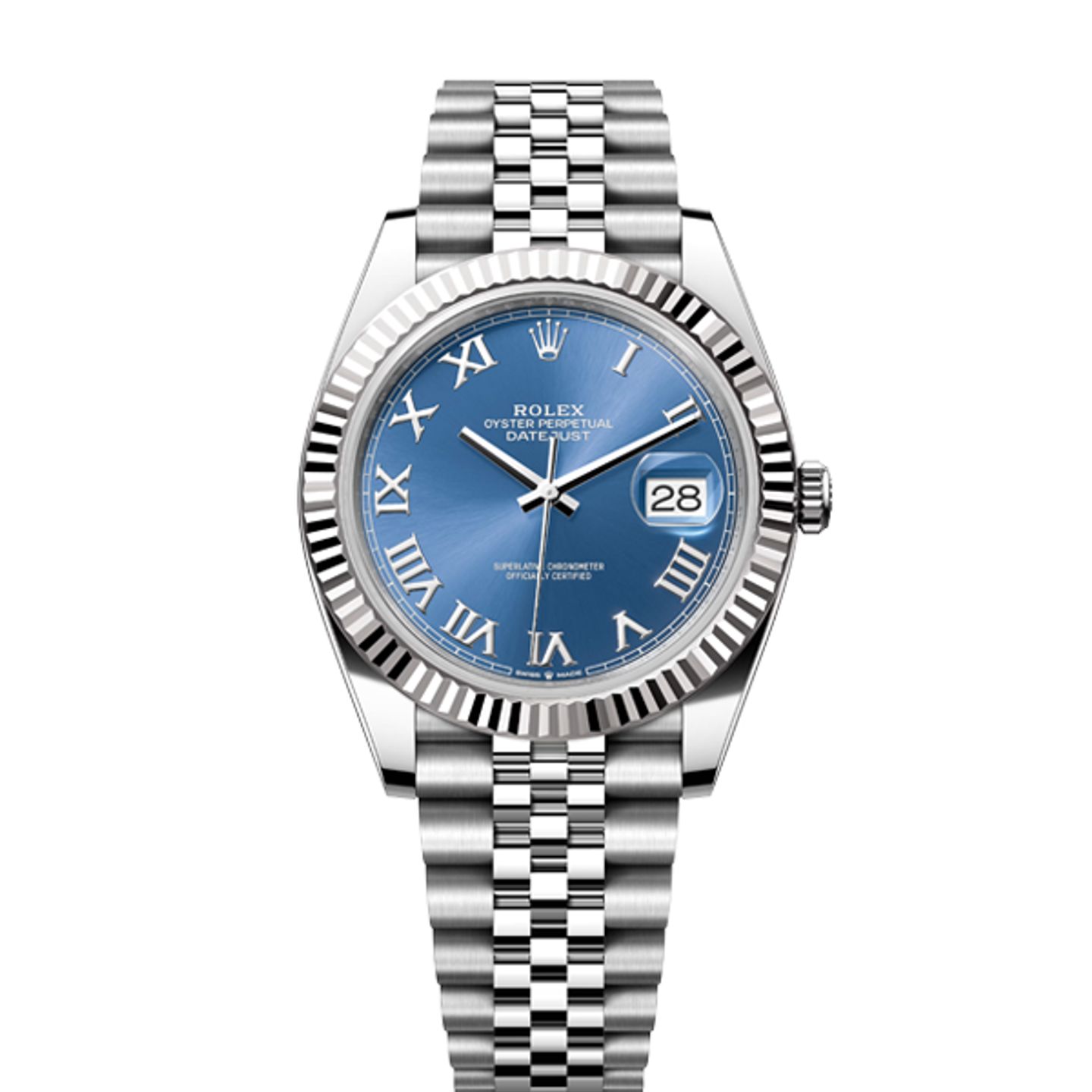 Rolex Datejust 41 126334 (2025) - Blue dial 41 mm Steel case (1/8)