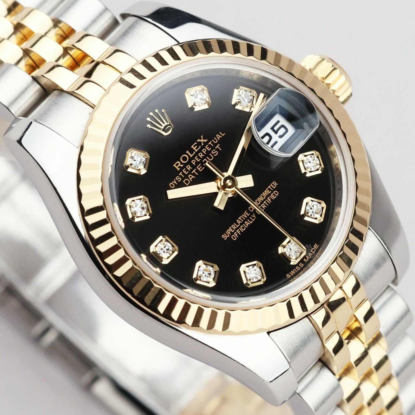 Rolex Lady-Datejust 179173 (2016) - 26 mm Gold/Steel case (3/8)
