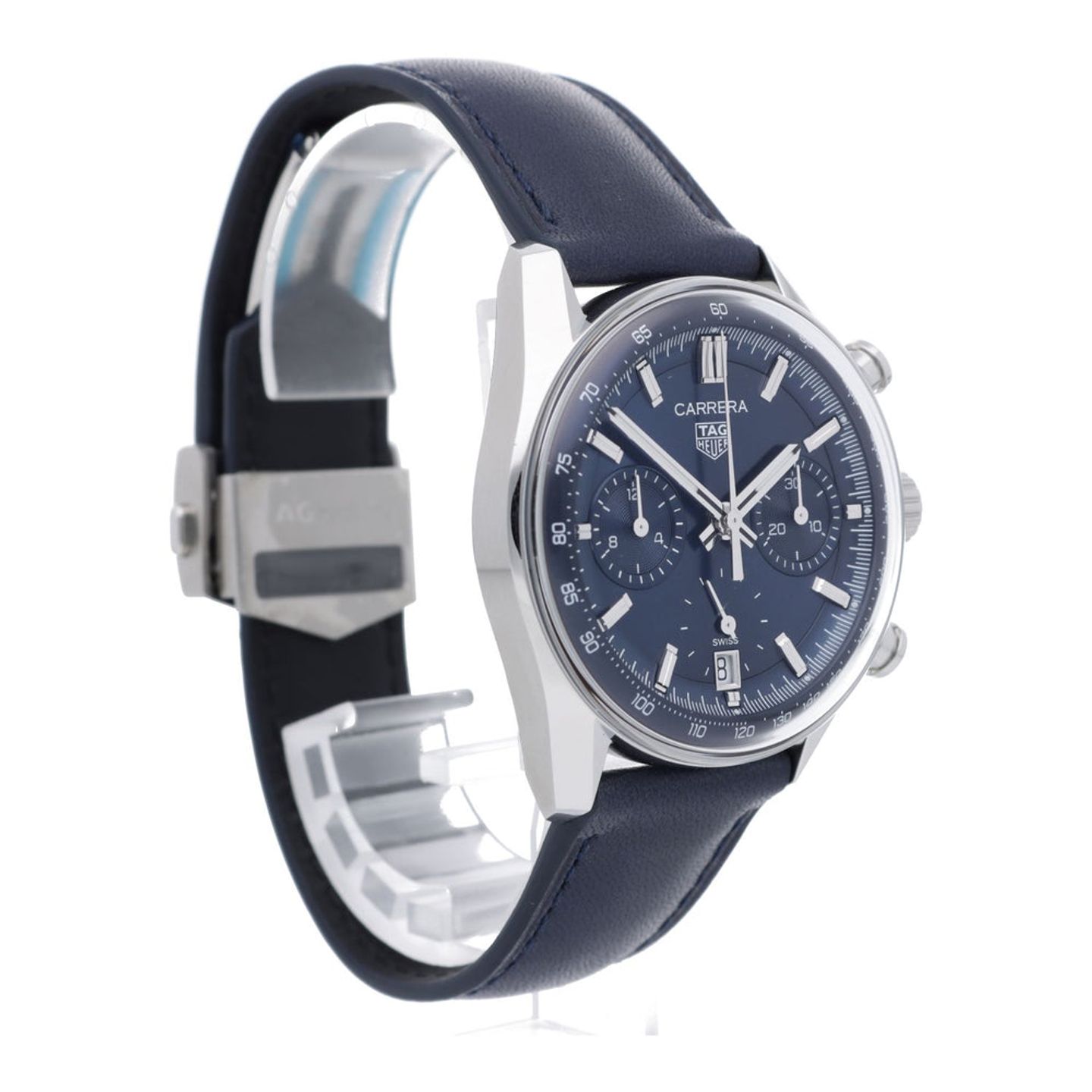 TAG Heuer Carrera CBS2212.FC6535 (2025) - Blue dial 39 mm Steel case (7/7)