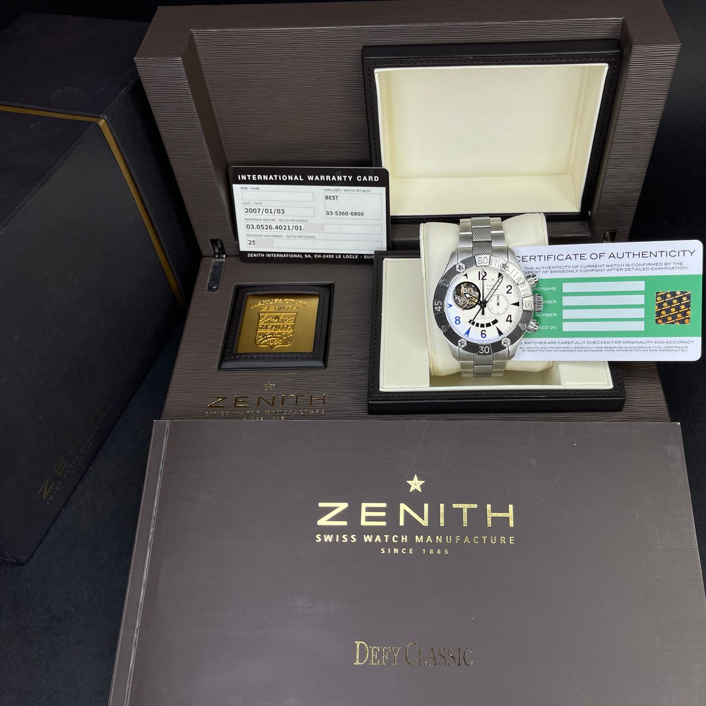 Zenith Defy El Primero 03.0526.4021 (2007) - 46mm Staal (2/7)