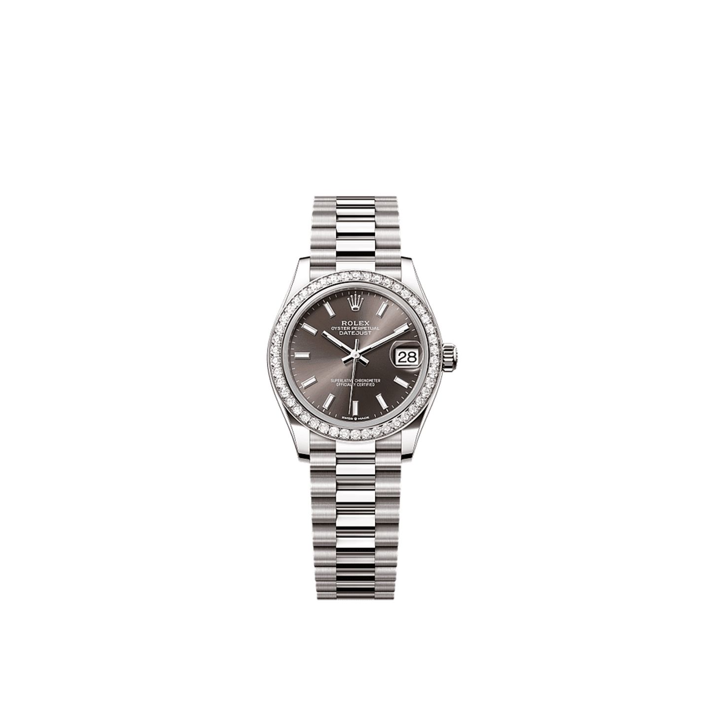 Rolex Datejust 31 278289RBR (2025) - Grijs wijzerplaat 31mm Witgoud (1/1)