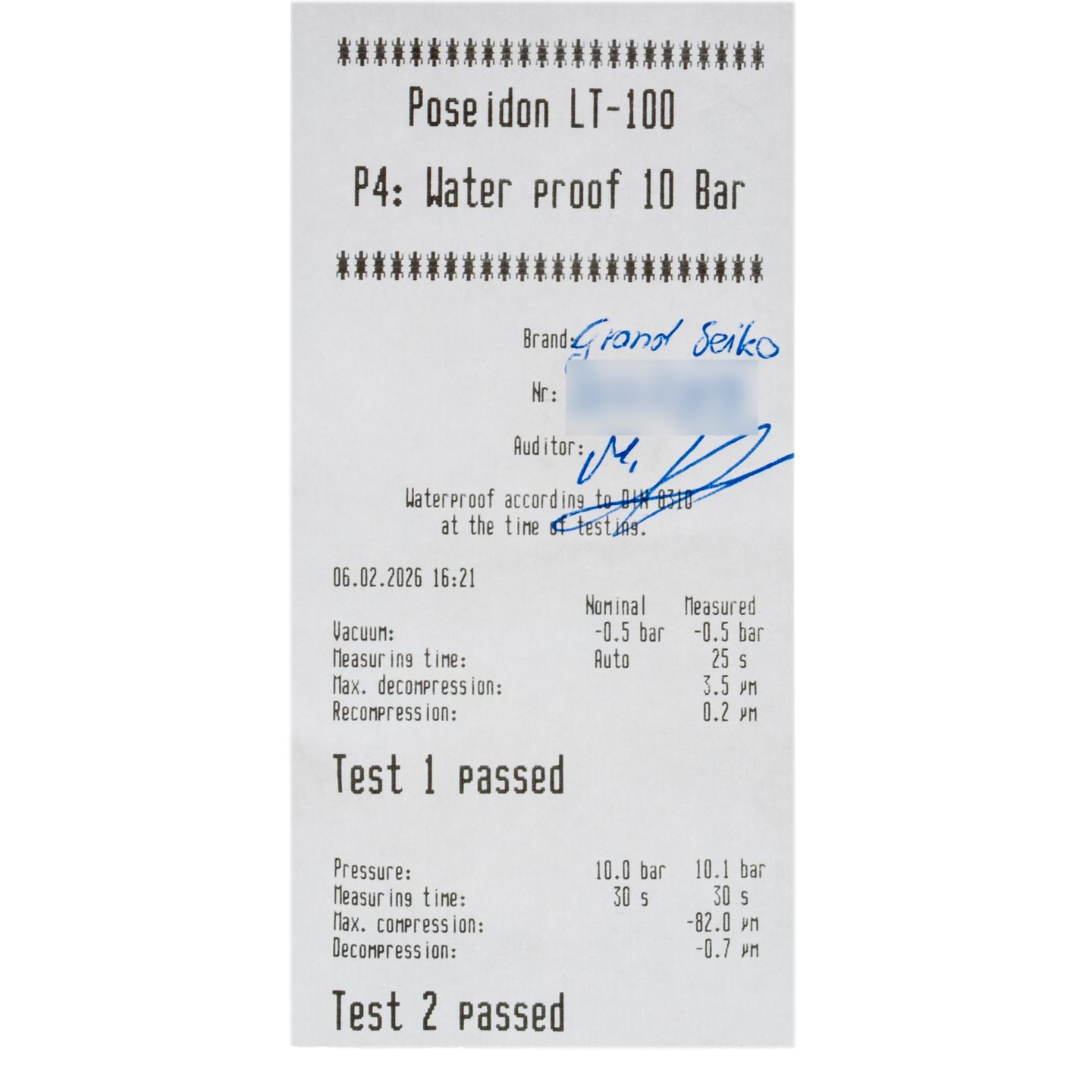 Grand Seiko Unknown SBGX035 (Unknown (random serial)) - Black dial Steel case (5/8)