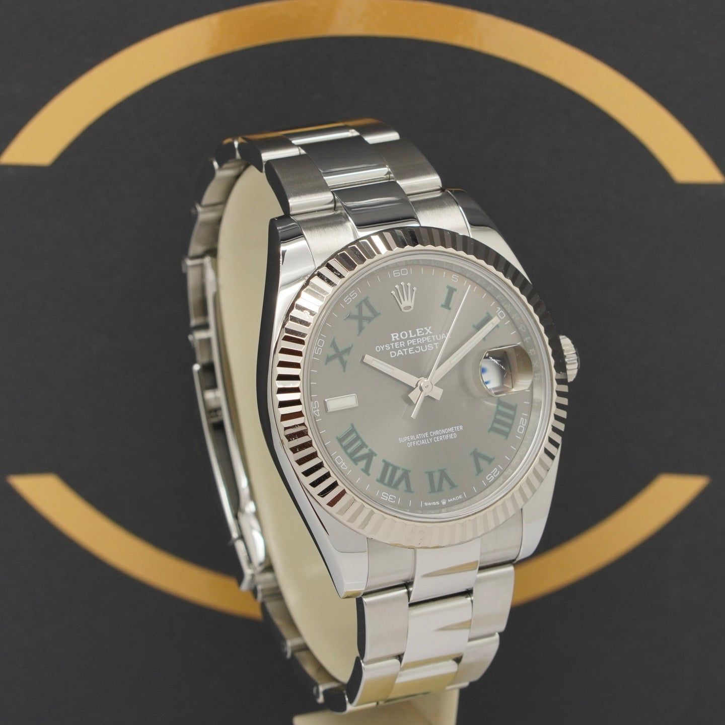 Rolex Datejust 41 126334 (2020) - Grijs wijzerplaat 41mm Staal (3/7)