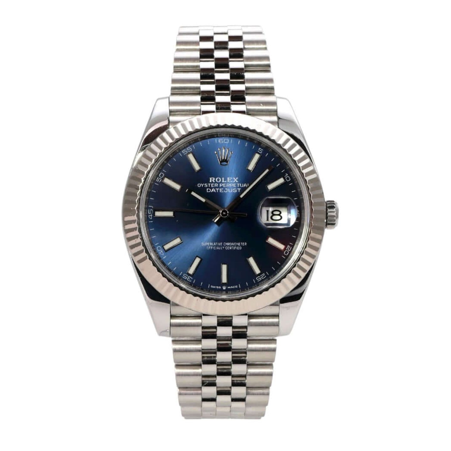 Rolex Datejust 41 126334 (2019) - Blue dial 41 mm Steel case (2/8)