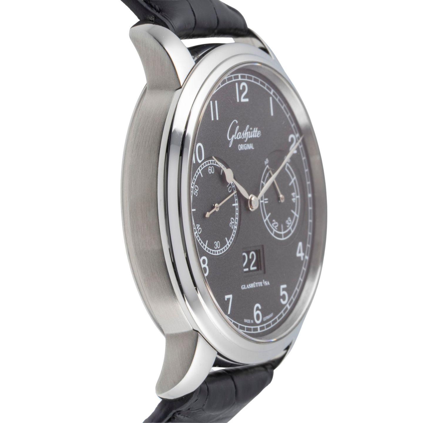 Glashütte Original Senator Observer 100-14-02-02-04 (2014) - Grey dial 44 mm Steel case (7/8)