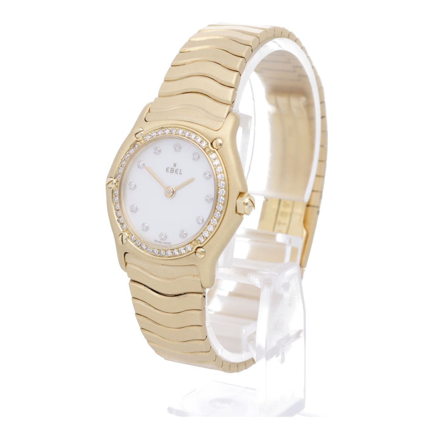 Ebel Sport 1216392 (Unknown (random serial)) - Pearl dial 30 mm Yellow Gold case (2/7)