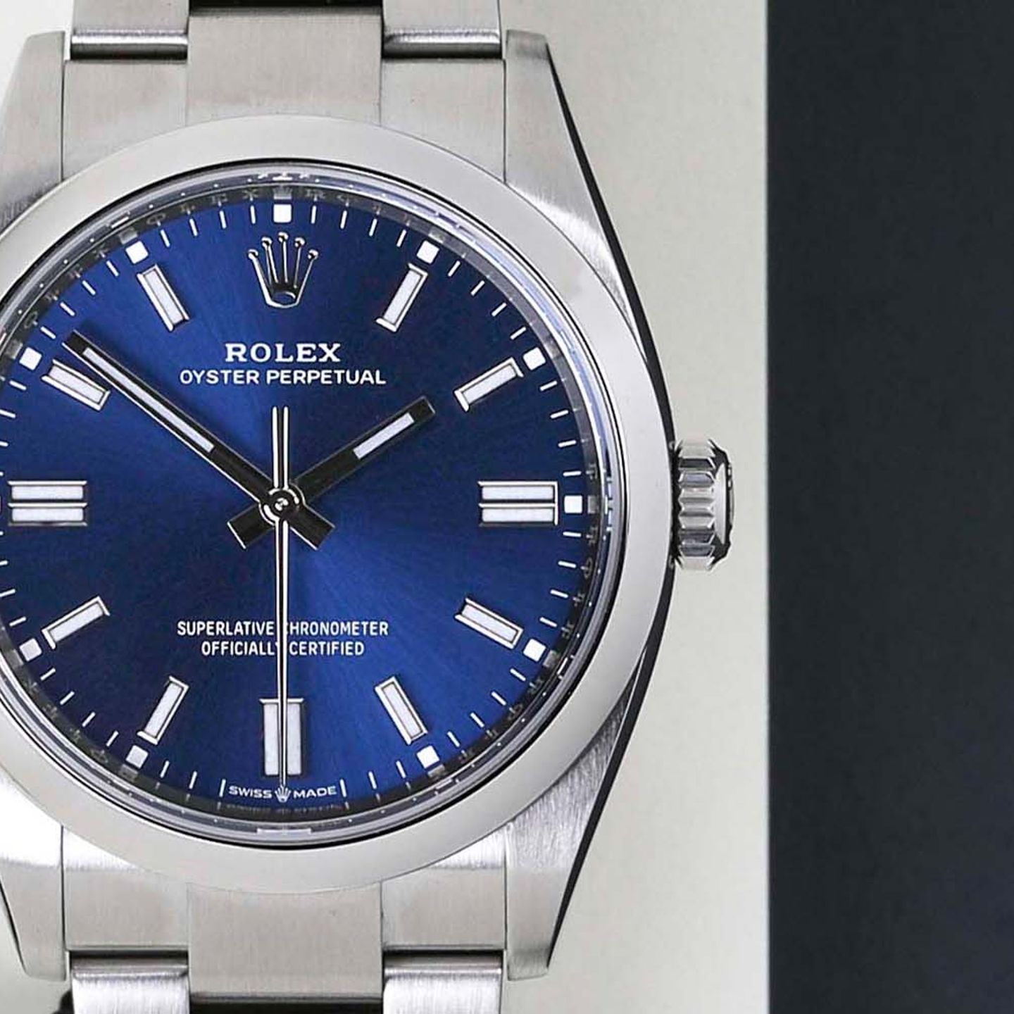 Rolex Oyster Perpetual 36 126000 (2020) - Blauw wijzerplaat 36mm Staal (5/8)