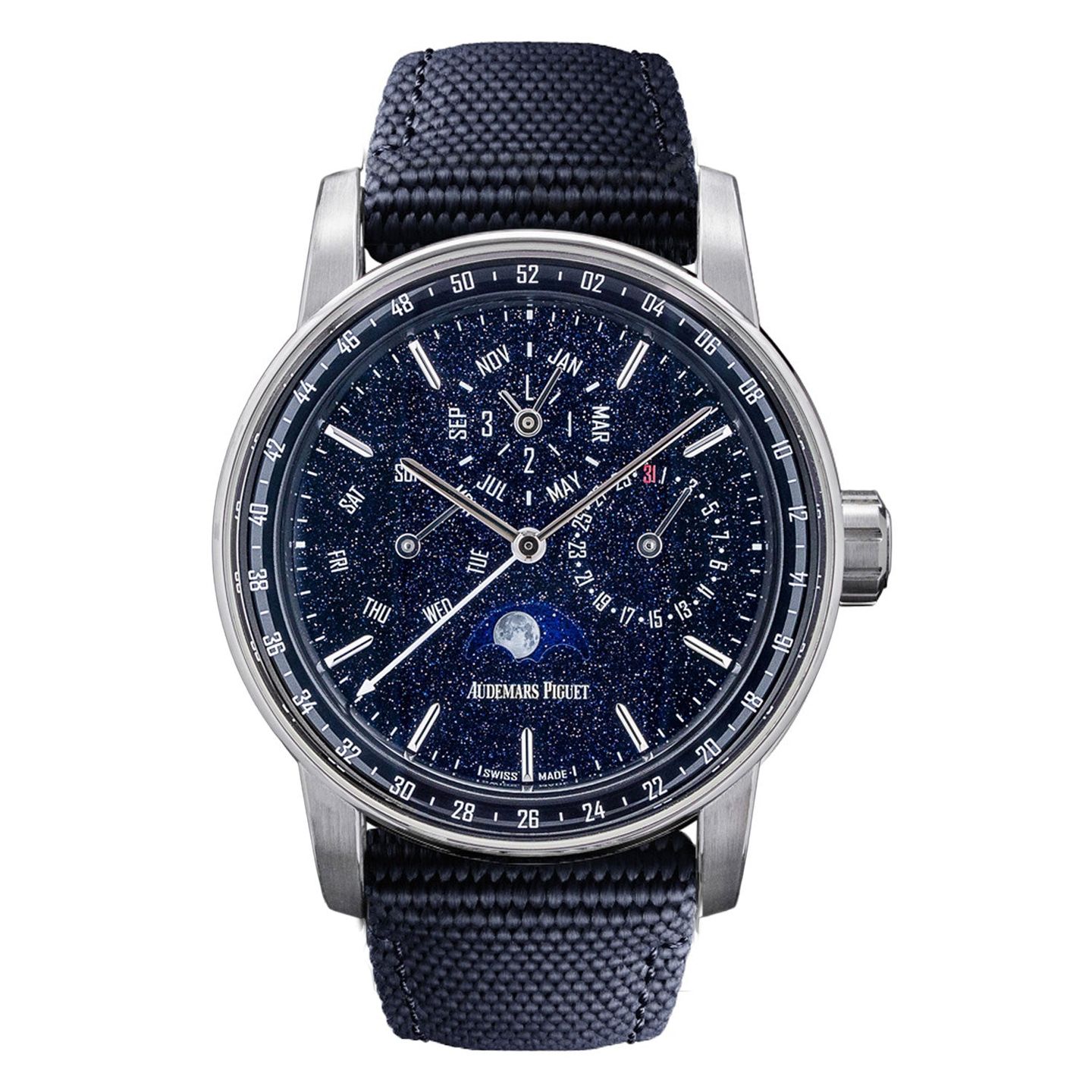 Audemars Piguet CODE 11.59 26394BC.OO.D027KB.01 (Unknown (random serial)) - Blue dial 41 mm White Gold case (1/4)