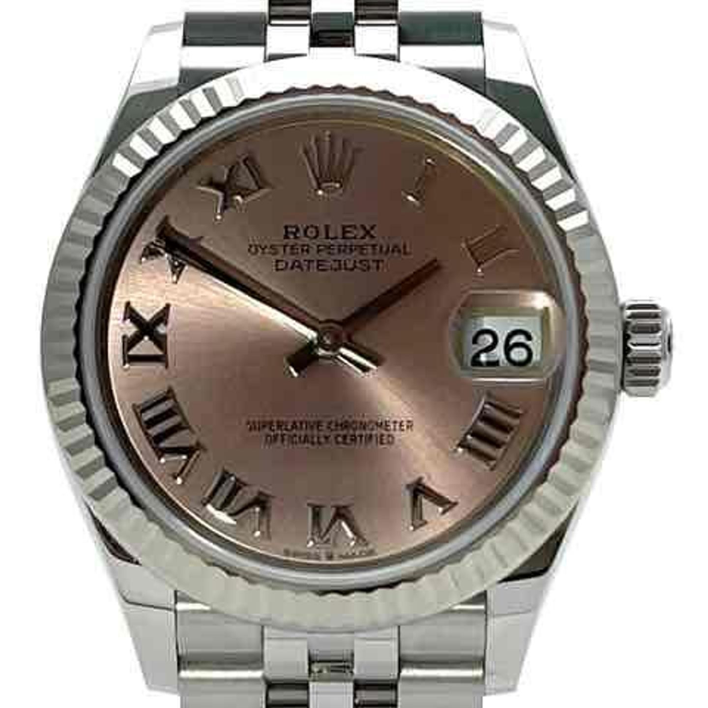 Rolex Datejust 31 278274 (2023) - Roze wijzerplaat 31mm Staal (1/8)