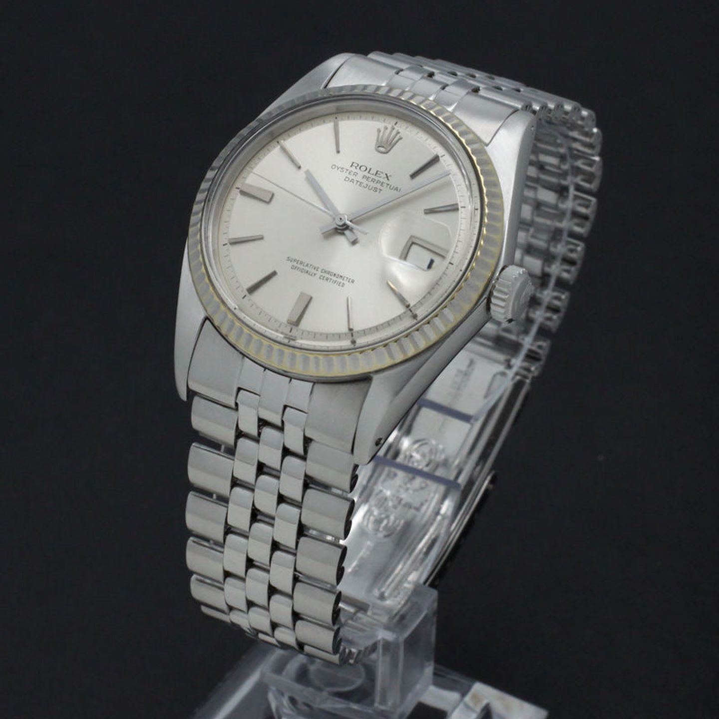 Rolex Datejust 1601 (1966) - Zilver wijzerplaat 36mm Staal (4/7)