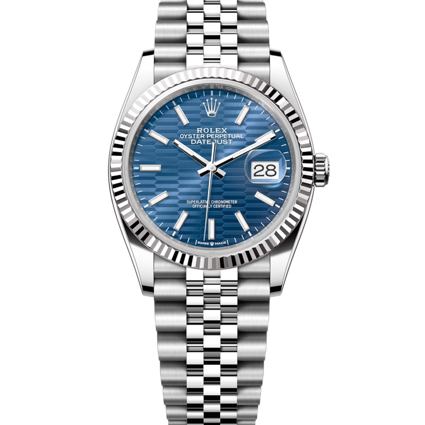 Rolex Datejust 36 126234 (2024) - Blue dial 36 mm Steel case (1/8)