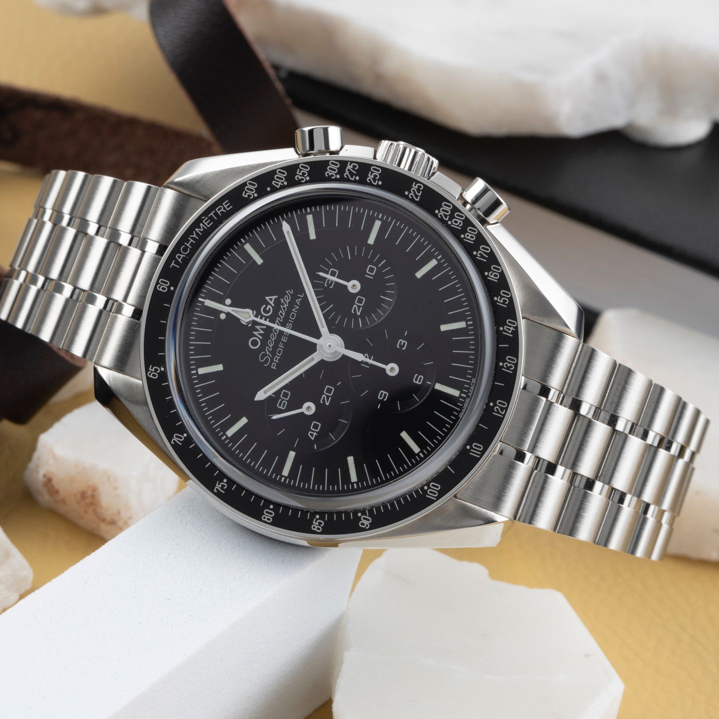 Omega Speedmaster Professional Moonwatch 310.30.42.50.01.002 (Onbekend (willekeurig serienummer)) - Zwart wijzerplaat 42mm Staal (2/8)