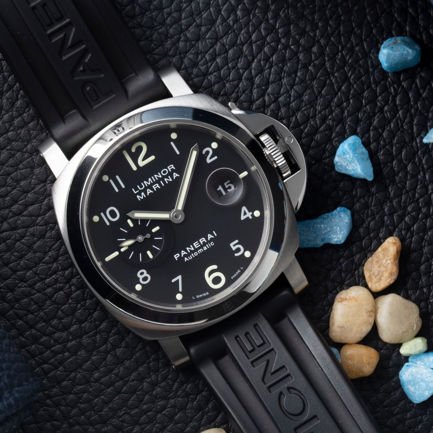 Panerai Luminor Marina Automatic PAM00164 (2008) - Black dial 44 mm Steel case (2/8)