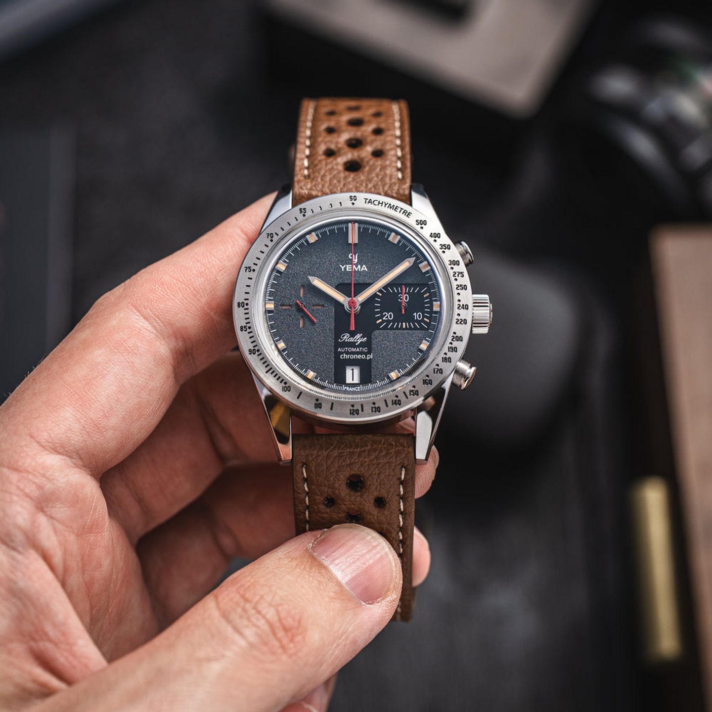 Yema Unknown YRAL23-AAS (2023) - Grey dial 39 mm Steel case (5/8)