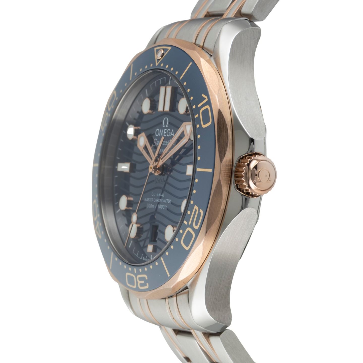 Omega Seamaster Diver 300 M 210.20.42.20.03.002 (Unknown (random serial)) - Blue dial 42 mm Steel case (6/8)