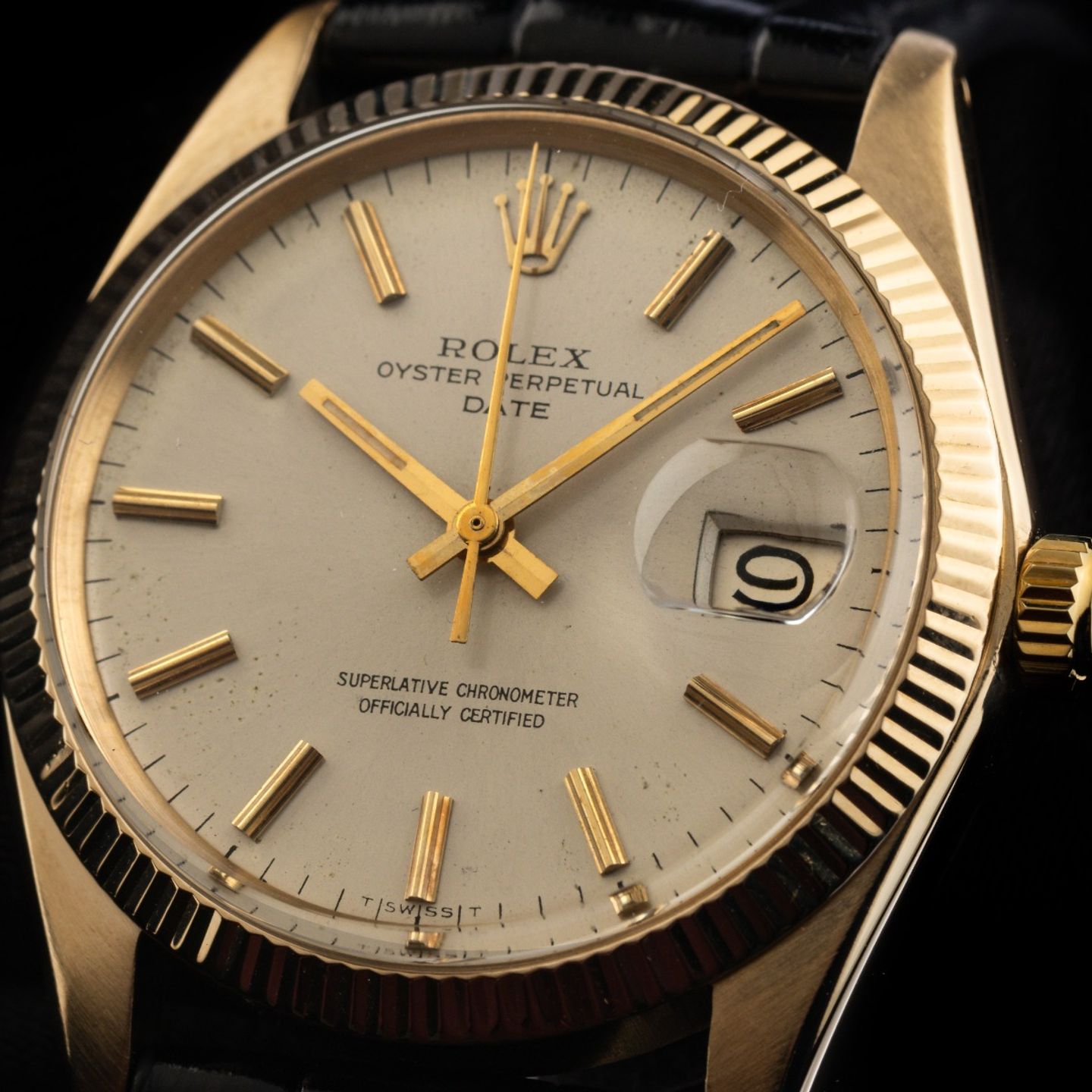 Rolex Oyster Perpetual Date 1500 (1969) - 34 mm Steel case (3/8)