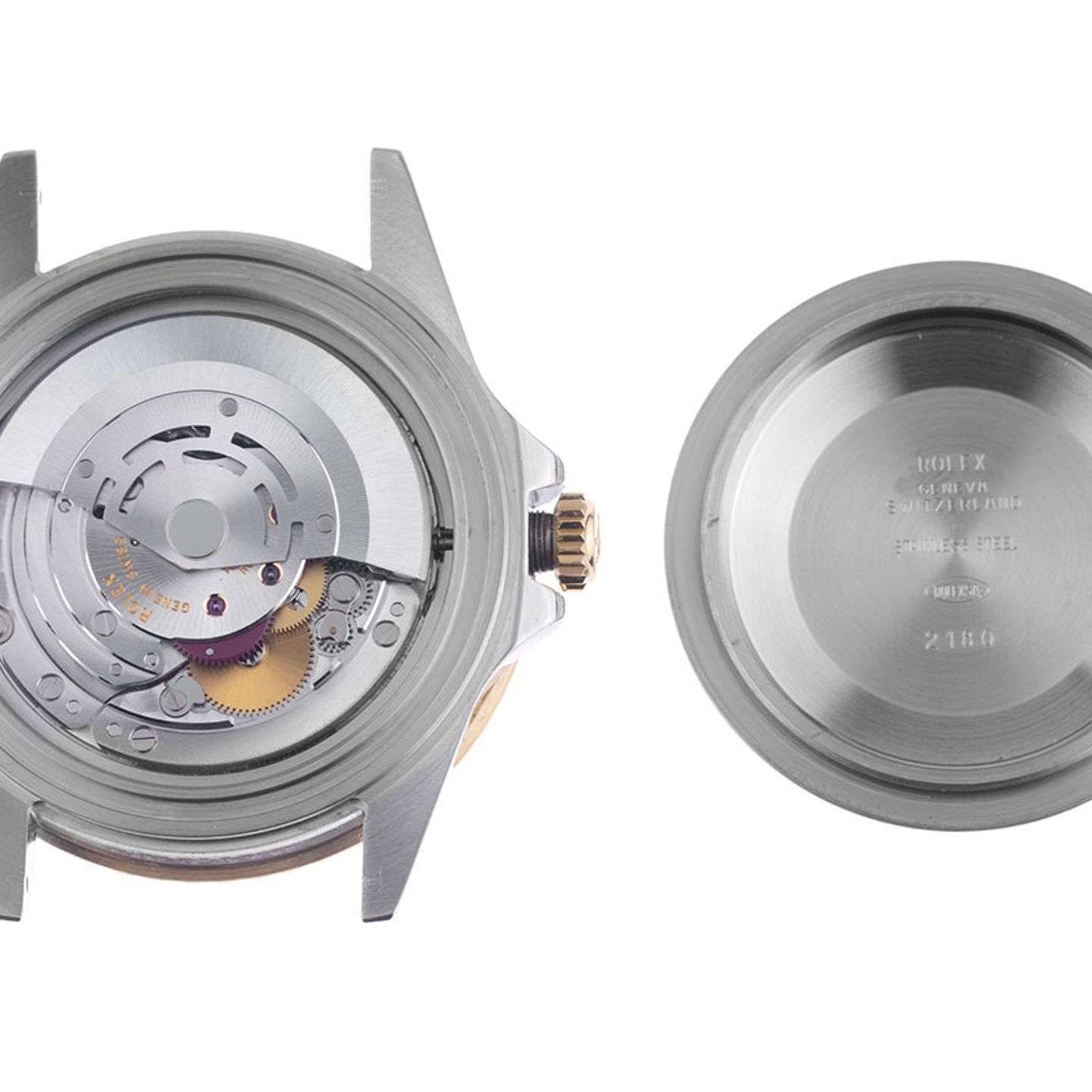 Rolex GMT-Master II 16713 (2005) - Black dial 40 mm Gold/Steel case (8/8)