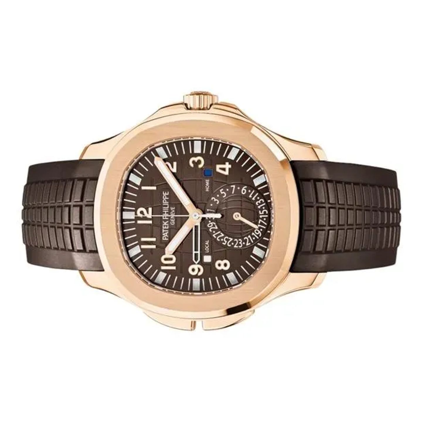 Patek Philippe Aquanaut 5164R-001 (2024) - Brown dial 41 mm Rose Gold case (3/6)