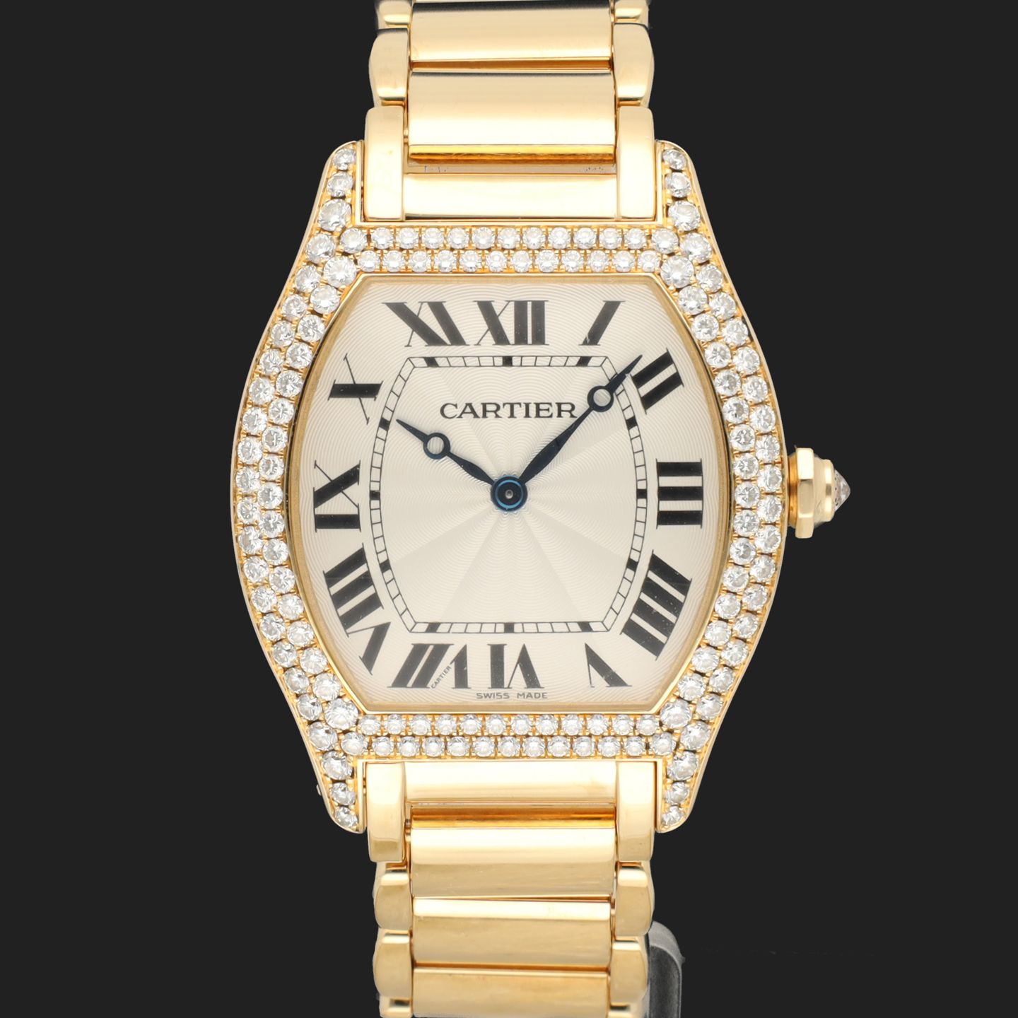 Cartier Tortue 2496 (Unknown (random serial)) - 34 mm Yellow Gold case (2/8)