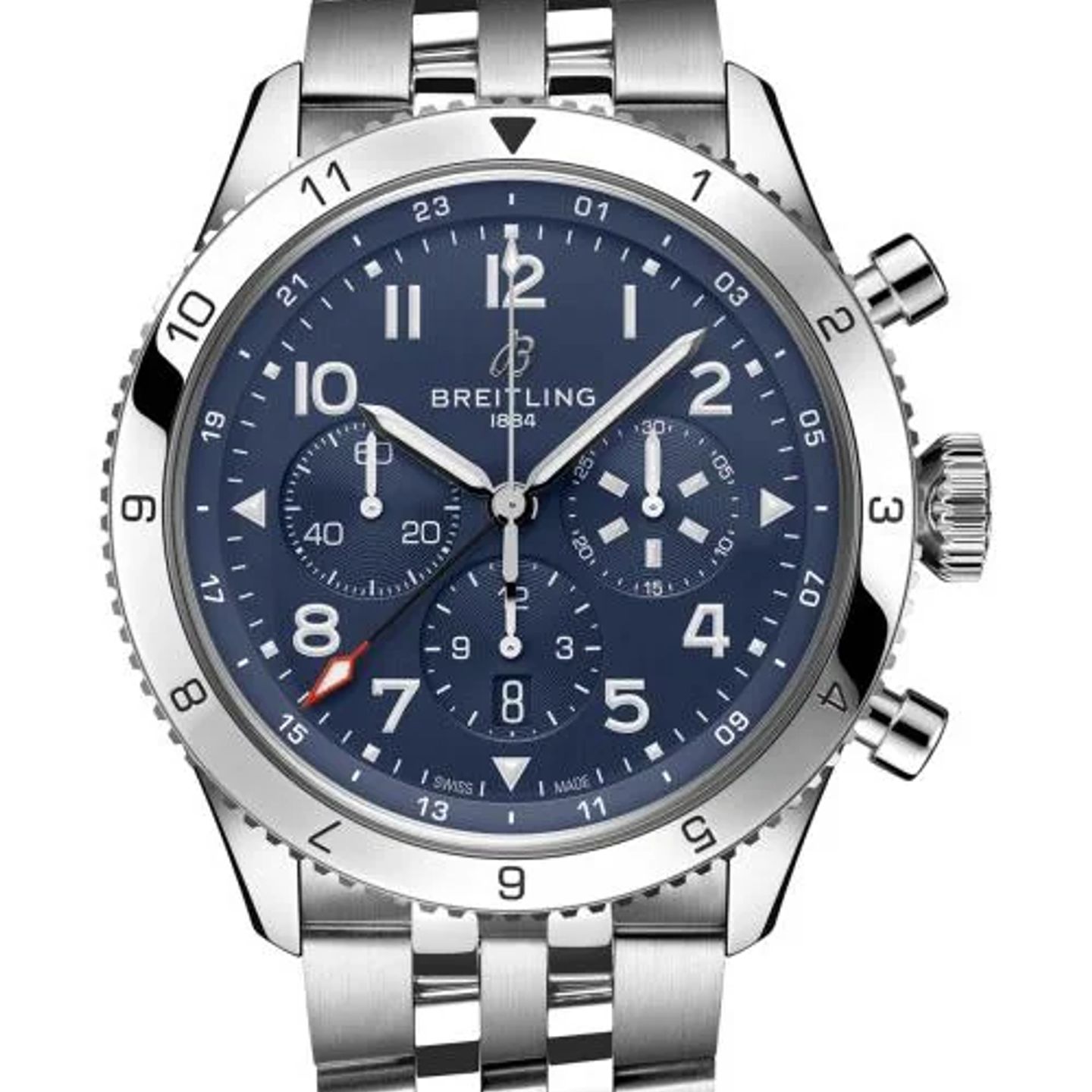 Breitling Aviator 8 AB04451A1C1A1 (2026) - Blue dial 46 mm Steel case (1/1)