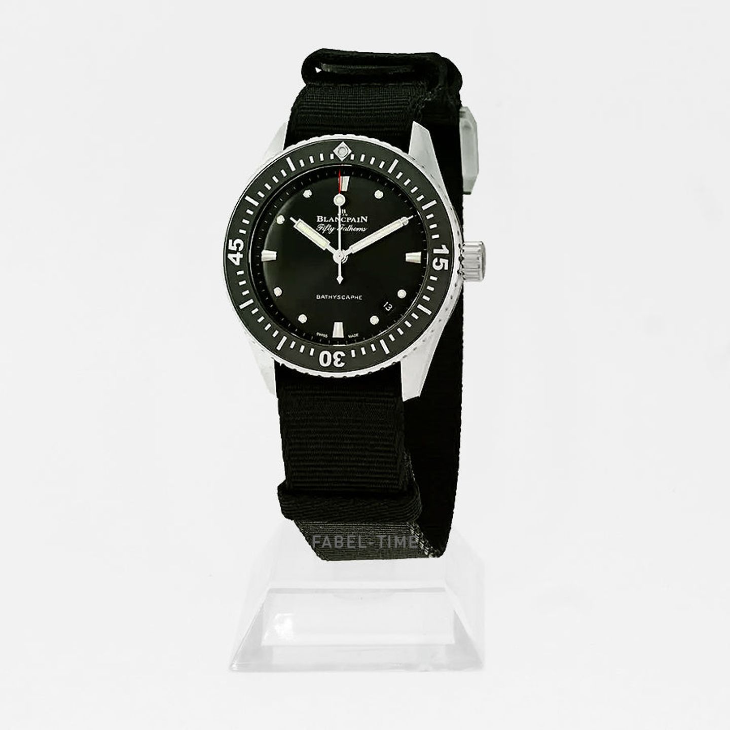 Blancpain Fifty Fathoms Bathyscaphe 5100B-1110-NABA (2025) - Grijs wijzerplaat 39mm Staal (1/1)