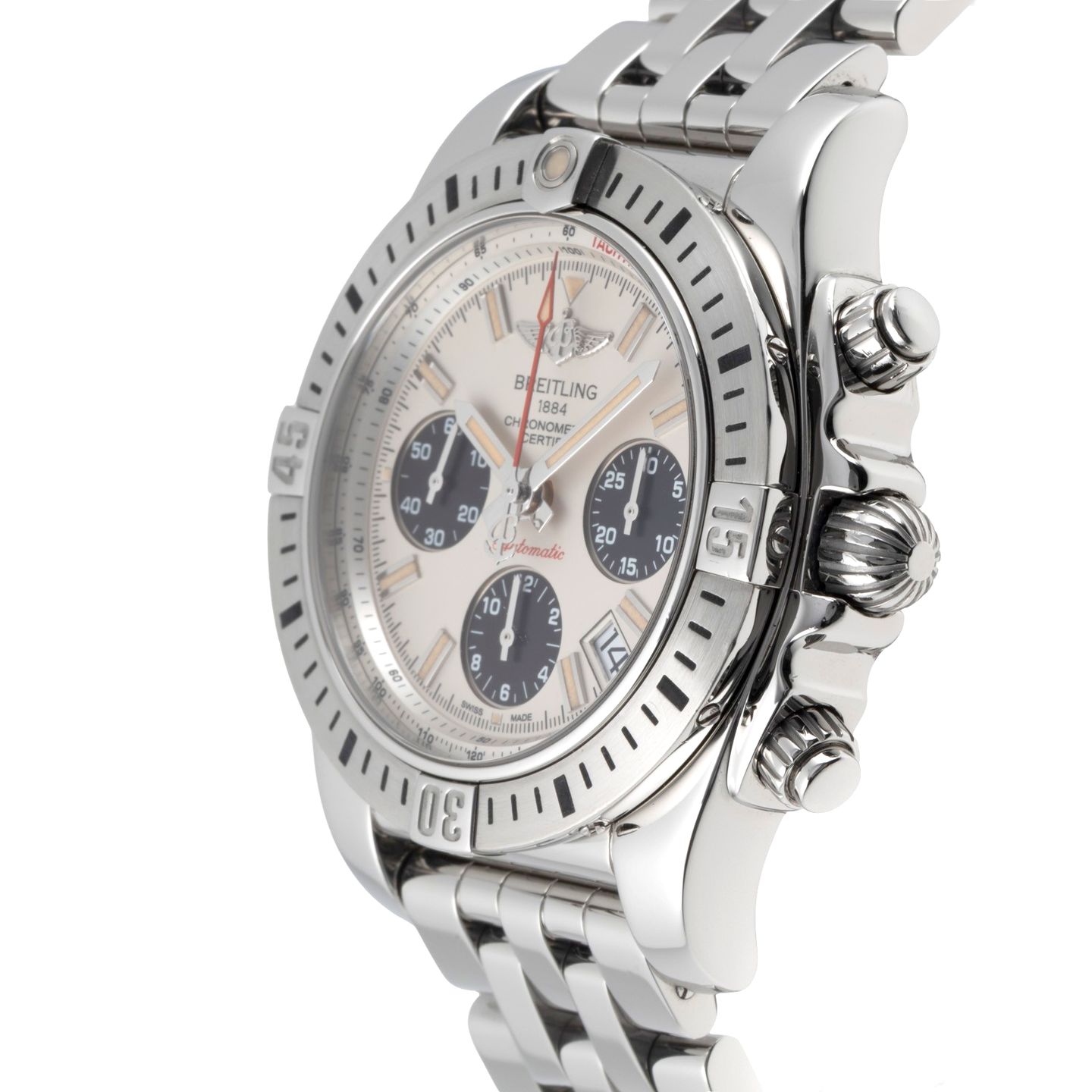 Breitling Chronomat 41 AB0144 (2014) - Zwart wijzerplaat 41mm Staal (6/8)