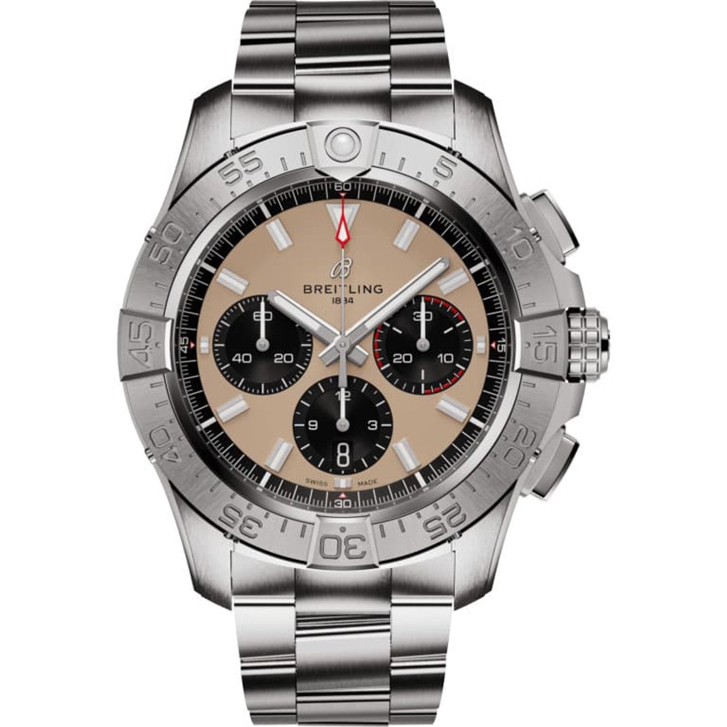 Breitling Avenger AB0147101A1A1 (2024) - Bruin wijzerplaat 44mm Staal (1/1)