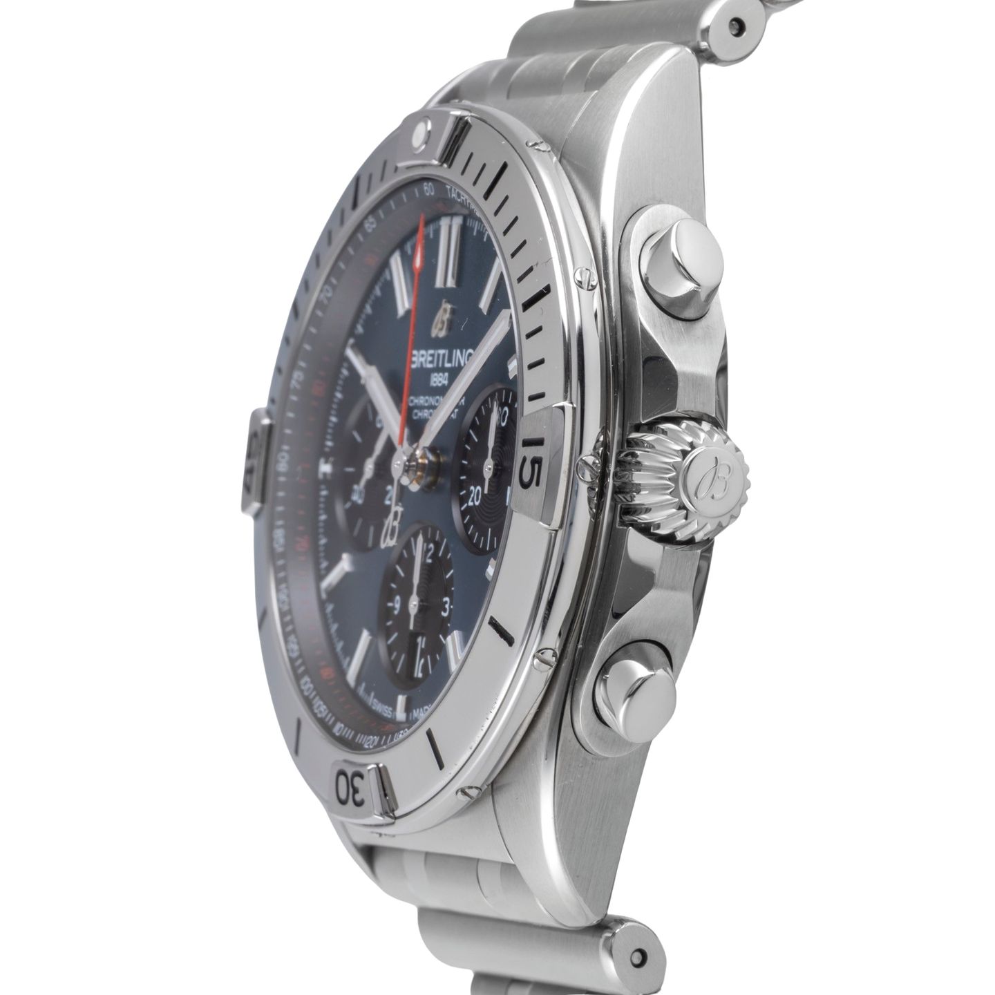 Breitling Chronomat 42 AB0134101C1A1 (Onbekend (willekeurig serienummer)) - Blauw wijzerplaat 42mm Staal (6/8)