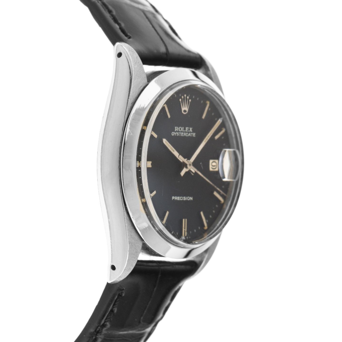 Rolex Oyster Precision 6694 (1971) - Zwart wijzerplaat 34mm Staal (5/7)